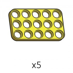 Plate (SPD-3b5(Y)) 5pcs