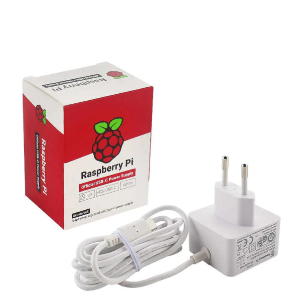 Raspberry Pi 4 15W USB-C Power Supply