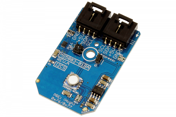 MS5803-01BA Variometer with 24-Bit Analog to Digital Converter I2C Mini Module