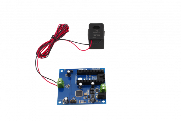 1-Channel Off-Board 98% Accuracy 100-Amp AC Current Monitor with IoT Interface