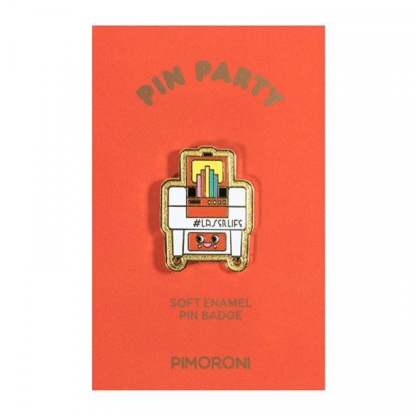 Pimoroni #LASERLIFE – Pimoroni Pin Party Enamel Pin Badge