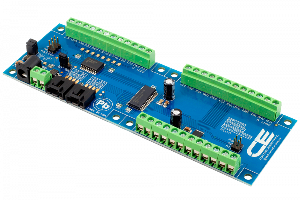 8-Channel Analog to Digital Converter 12-Bit + 8-Channel Digital IO +8-Channel Open Collector with I2C Interface