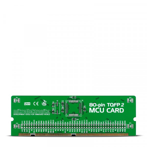BIGdsPIC6 80-pin TQFP 2 MCU Card Empty PCB