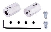 12mm Hex Wheel Adapter for 6mm Shaft (2-Pack)