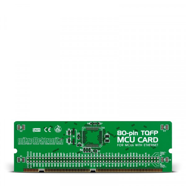 LV18F v6 80-pin Ethernet TQFP MCU Card Empty PCB