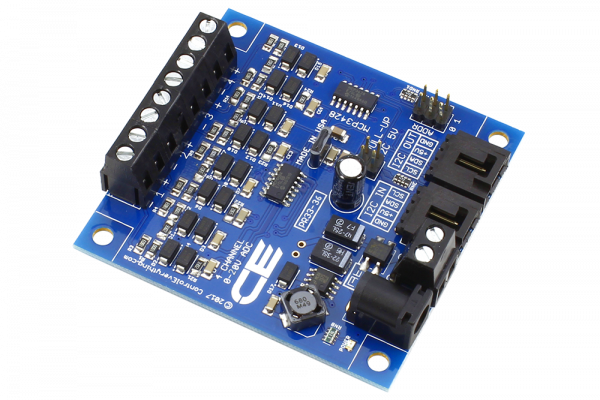 4-Channel I2C 0-20V Analog to Digital Converter with I2C Interface