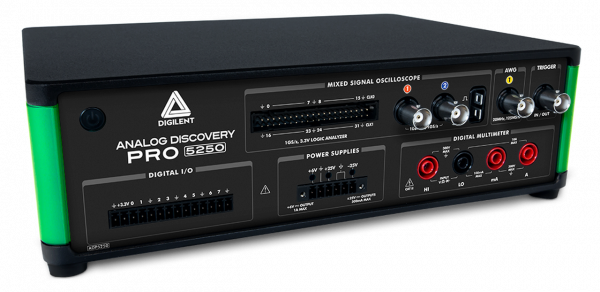 Analog Discovery Pro ADP5250: All-In-One 1GS/s 100MHz Mixed Signal Oscilloscope, Function Generator,