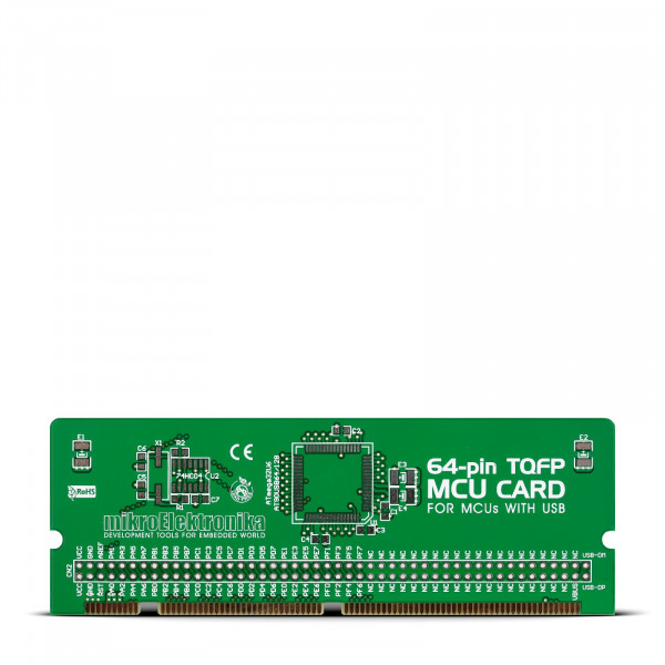 BIGAVR6 64-pin USB TQFP MCU Card Empty PCB