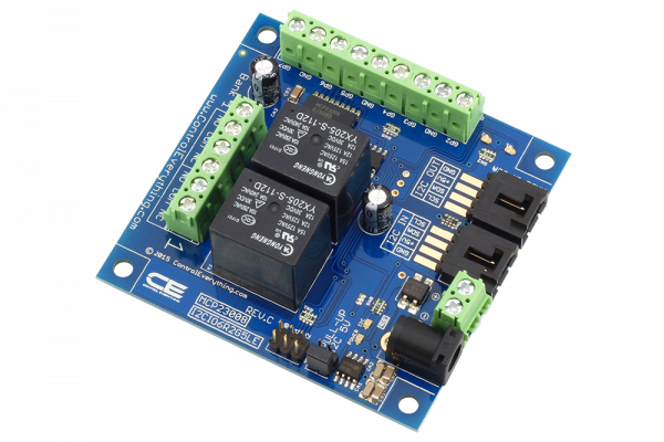 2-Channel General Purpose SPDT Relay Controller + 6 GPIO with I2C Interface