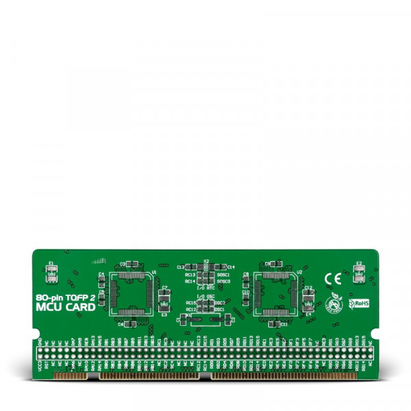 LV-24-33 v6 80-pin TQFP 2 MCU Card Empty PCB