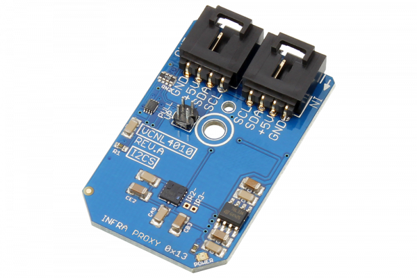 VCNL4010 Proximity and Ambient Light Sensor with Infrared Emitter 0.25 lux to 16K lux I2C Mini Module
