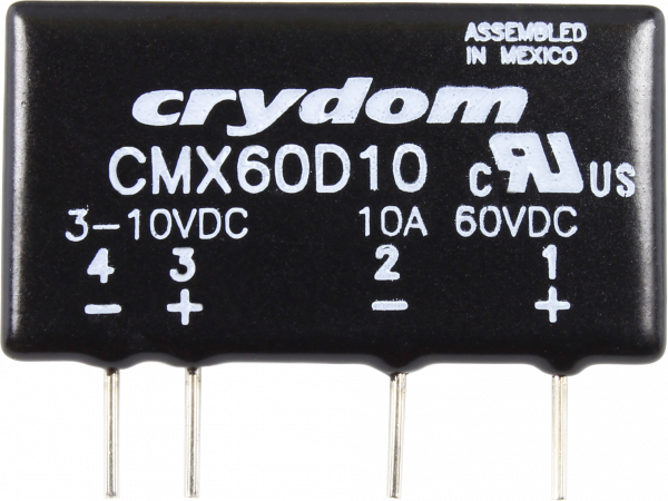 Crydom CMX60D10 10A@60VDC DC Solid-State Relay (Requires Forced Air Cooling) (Type H)