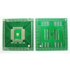 Multi IC Adapter PCB For 0.5MM Pitch ICs–Upto 144 Pins