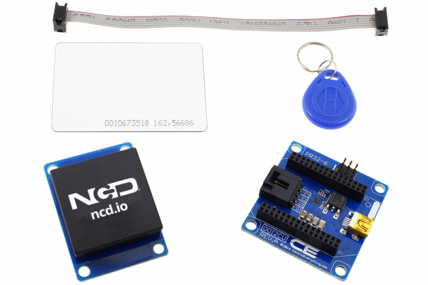 RFID Receiver and I2C Adapter with USB Interface for Onion Omega 2 and 1