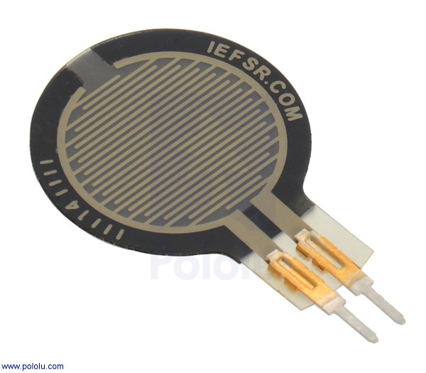 Force-Sensing Resistor: 0.6"-Diameter Circle, Short Tail - FSR 402 Short